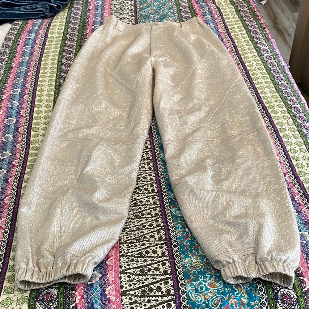 Elegant Gold Women's Joggers